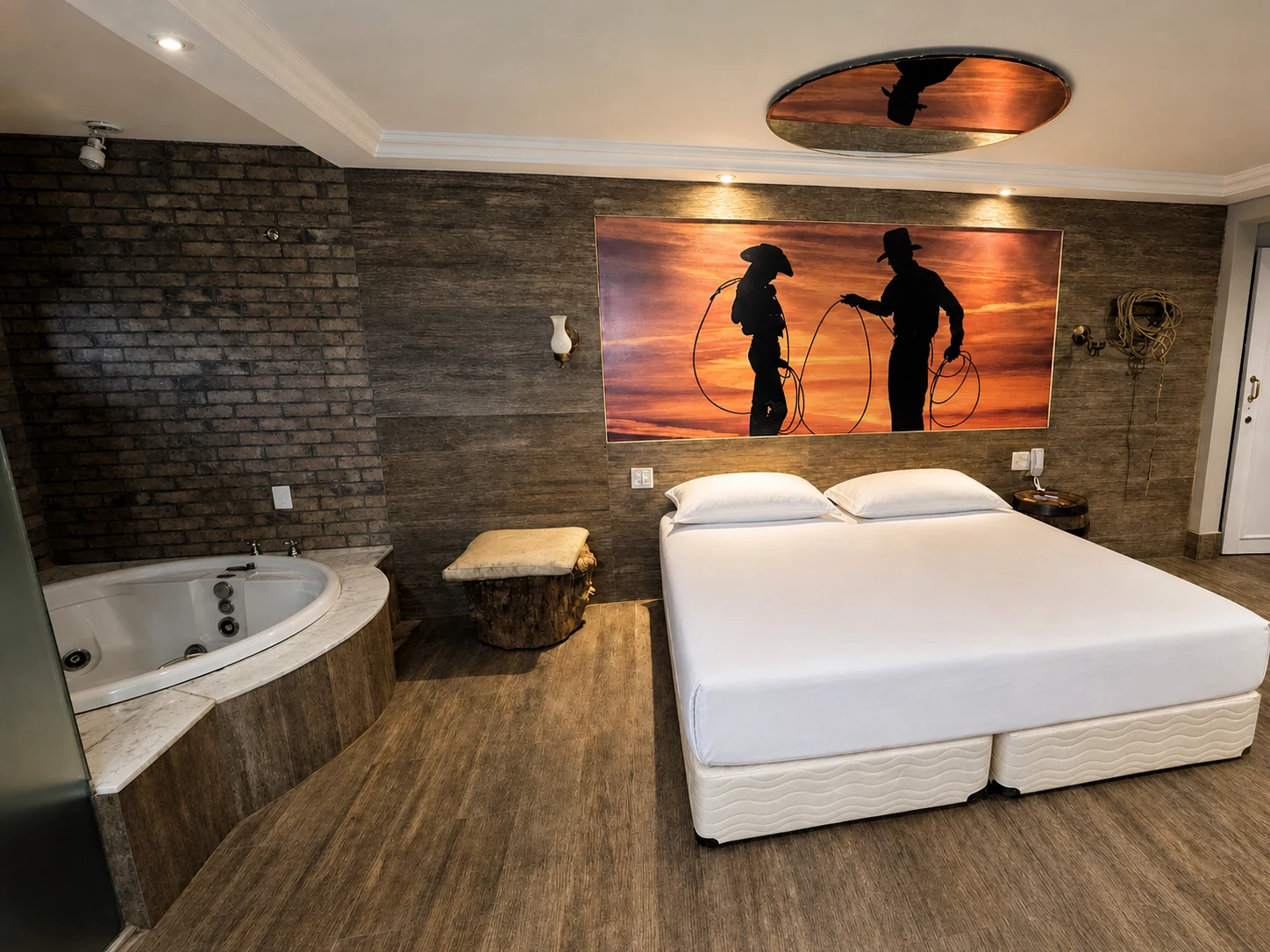 Suíte Country do Motel Você Que Sabe em Curitiba