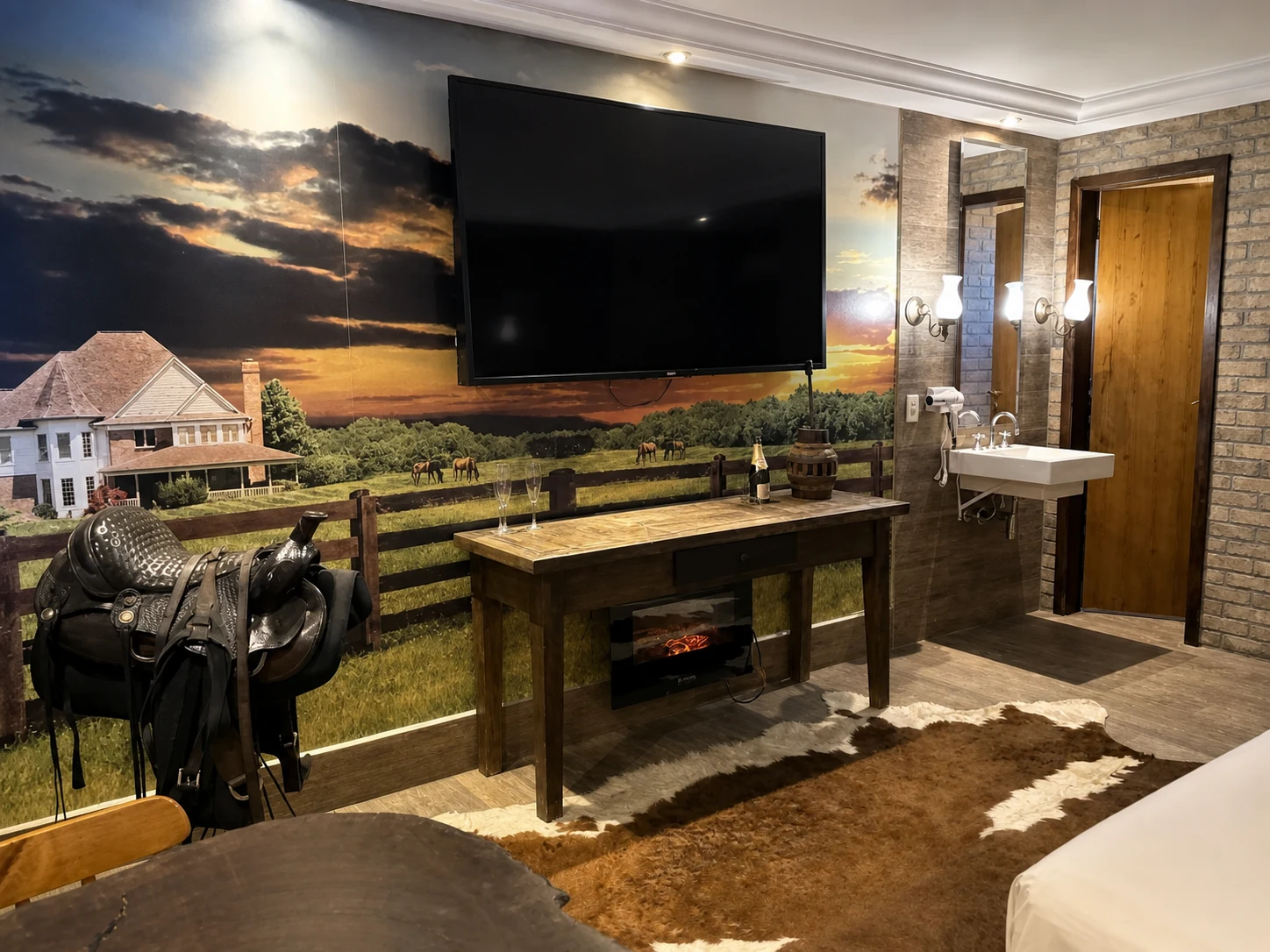 Suíte Country do Motel Você Que Sabe em Curitiba